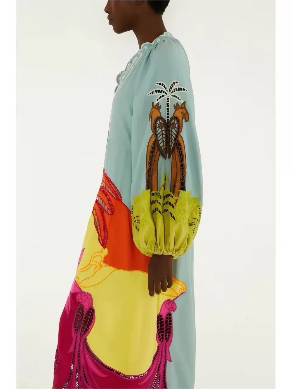 FARM Rio Usiacuri Multicolor Richelieu Maxi Dress, XS S - Picture 4 of 10